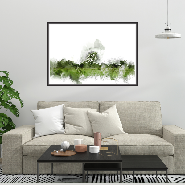 Green Brush Artwork