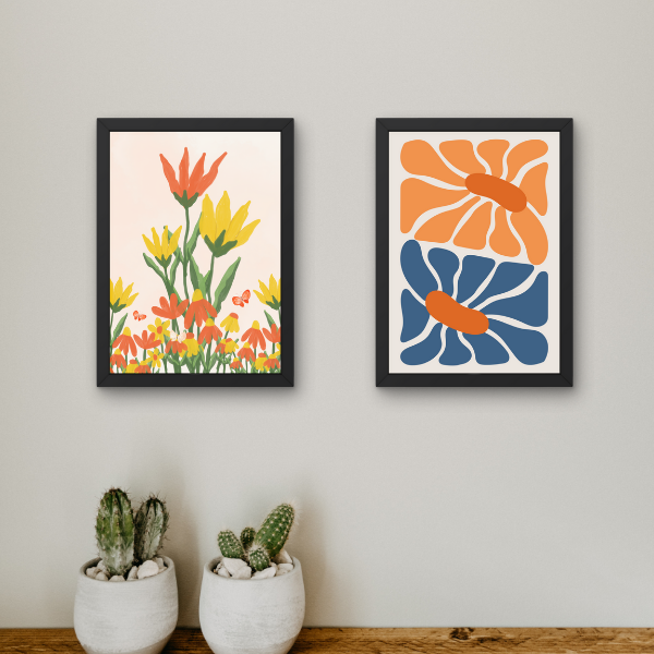 FLORAL WALL SET